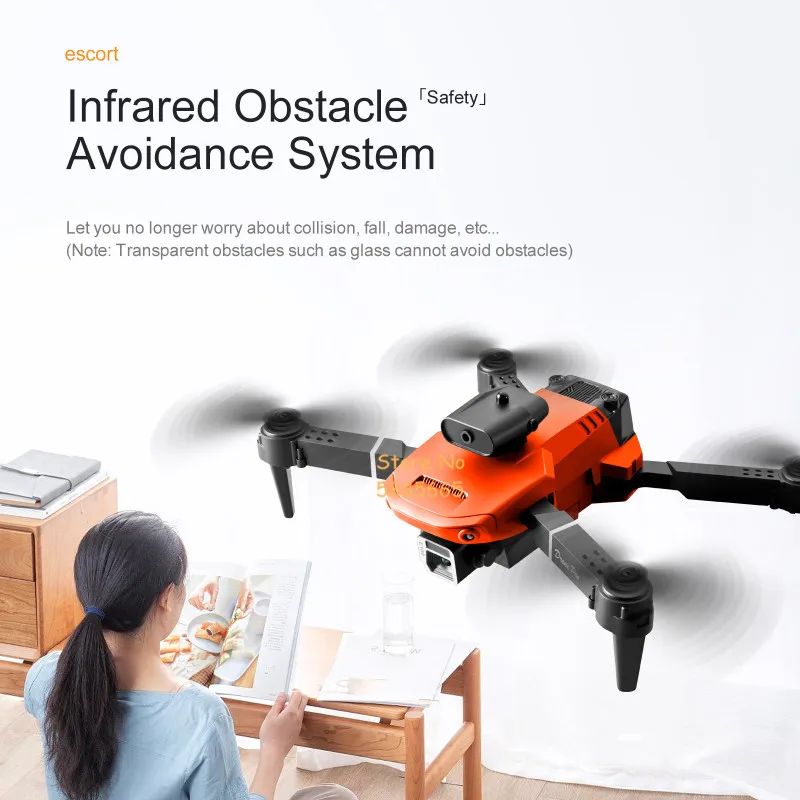 4K 공중 WIFI FPV 접이식 미니 RC 드론 헬리콥터 2.4G 360 °   장애물 회피 스마트 호버 APP 제어 RC 쿼드콥터 드론