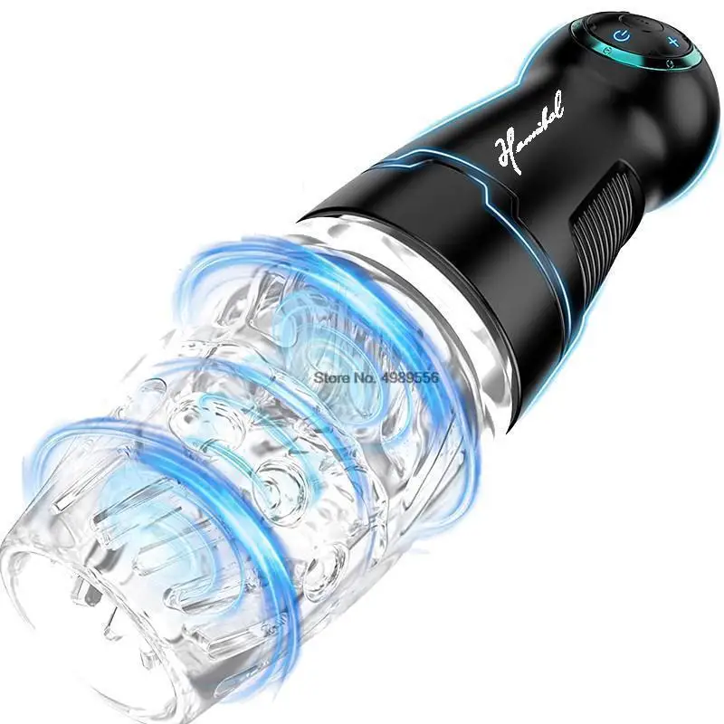 sulla tazza automatica con 4 giri e modalità a 3 velocità Simulatore per adulti Massaggio 18+ Simulatore di giocattoli sessuali_voghion.com