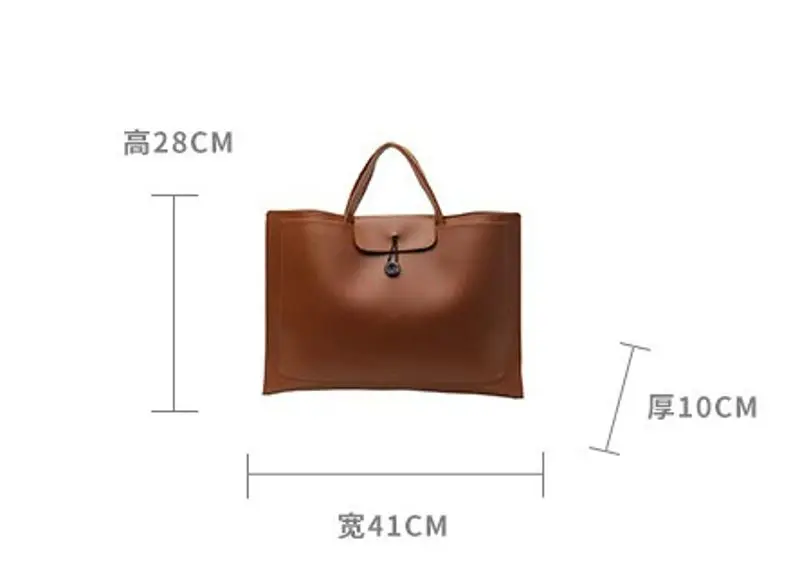 1pcs 여성용 서류 가방, 남성용 파일 가방, 대용량 비즈니스 통근용 노트북 가방, 업무용 핸드백