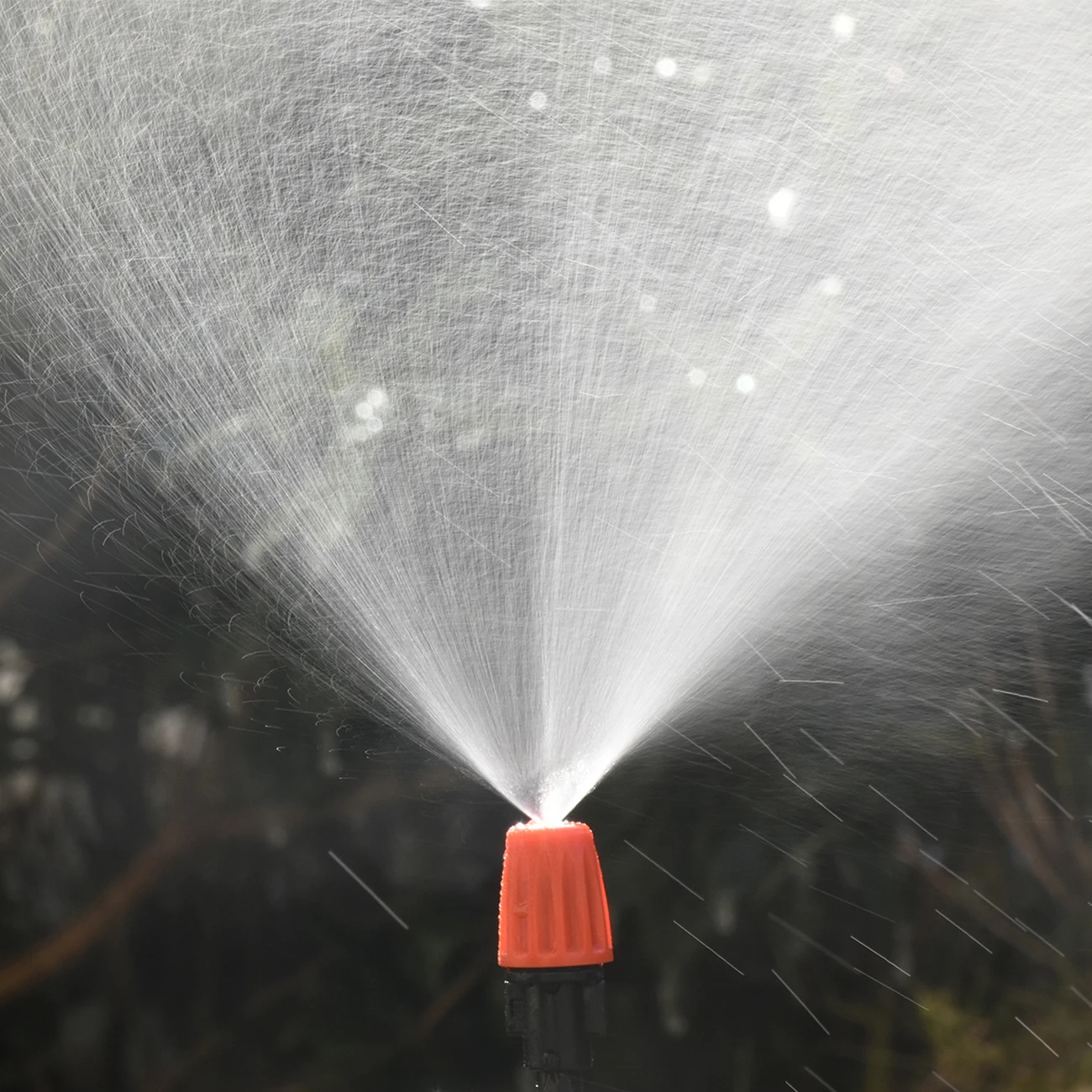 25pcs Misting Cooling Adjustable Nozzles w/ 1/4'' Tee for Drip Irrigation Garden Watering System Kit Flower Bonsai Greenhouse 4