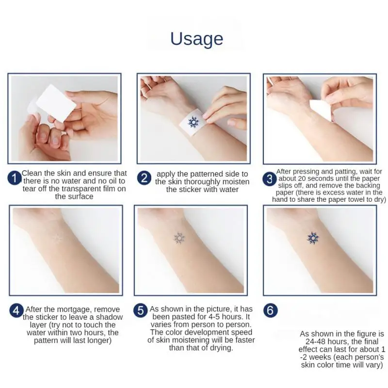 1PCS Japanese Snake Dragon Waterproof Temporary Tattoo Sticker Cross Wrist Hand Ankle Small Tatoo Kids Fake Tatto Body Art Men