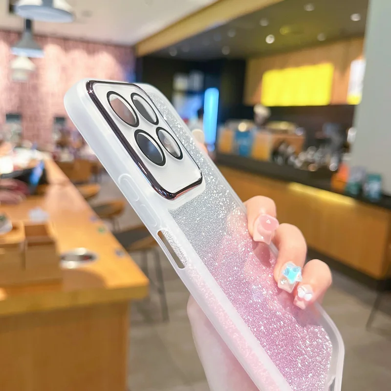 Elegant Glitter Soft Silicone Clear Case
