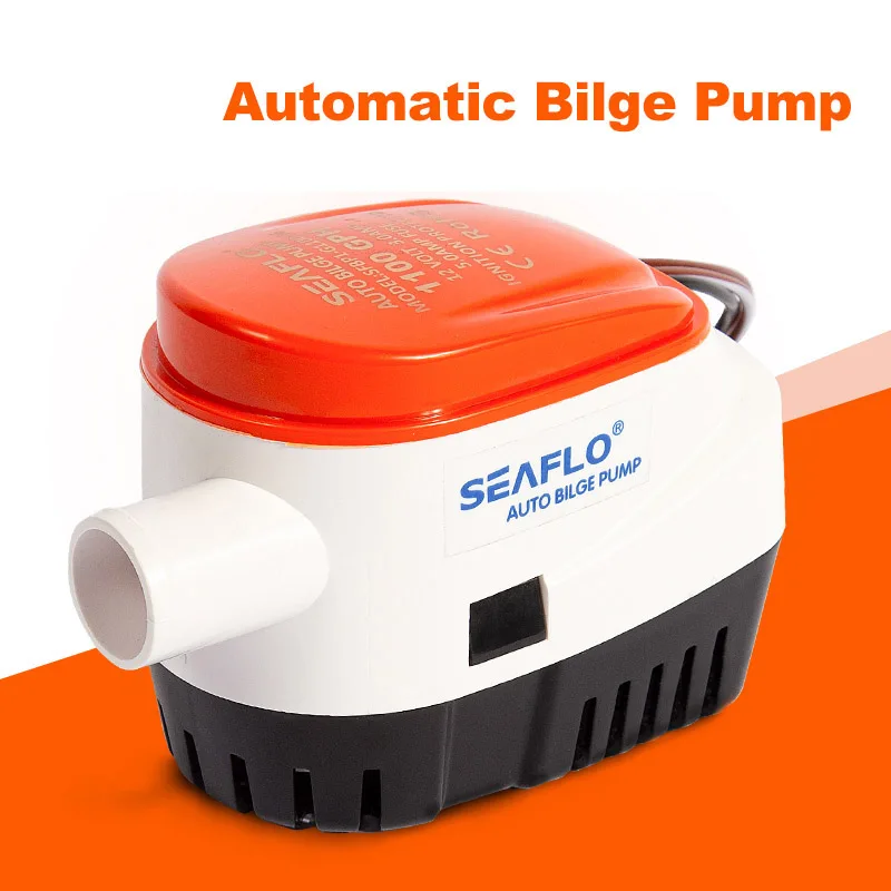 Seaflo 1100GPH Automatic Boat Bilge Pump With Float Switch 12V DC Submersible Electric Water Pump Small Marine Water Exhaust bilge pump marine water pump
