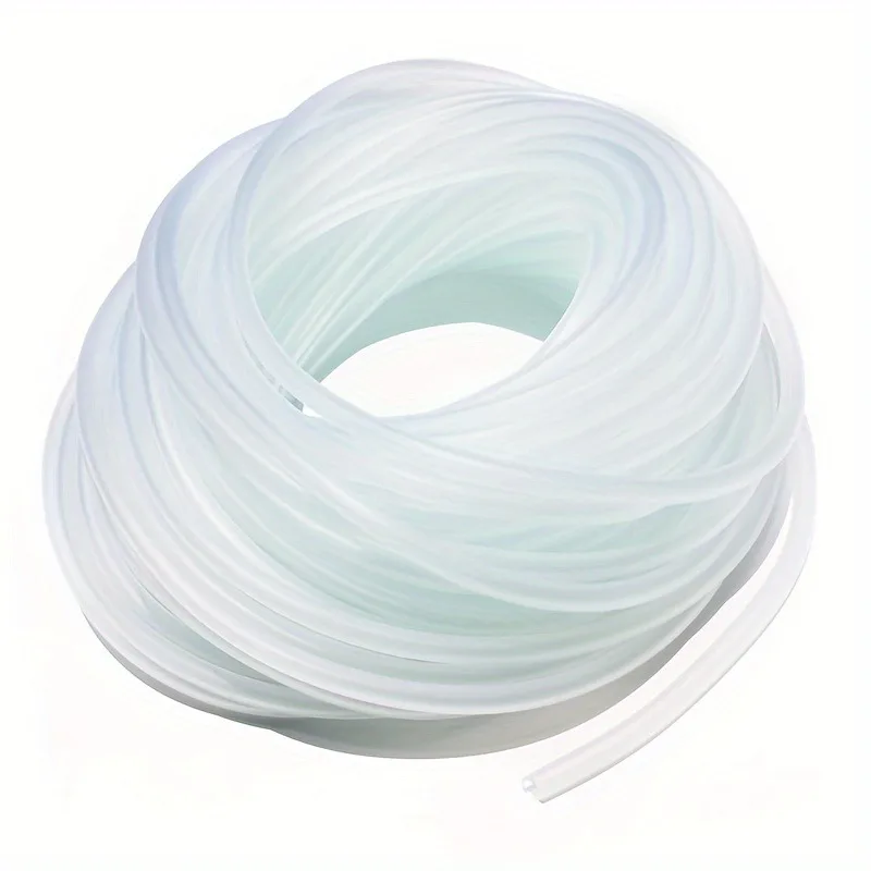 4*6 มม.ซิลิคอน Aquarium 1 M/3 M/5 M/10 M ท่อปั๊มออกซิเจน Air Bubble Stone Aquarium Fish TANK Pond ปั๊มหลอดวัสดุเกรดอาหาร 1