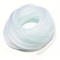 4*6 มม.ซิลิคอน Aquarium 1 M/3 M/5 M/10 M ท่อปั๊มออกซิเจน Air Bubble Stone Aquarium Fish TANK Pond ปั๊มหลอดวัสดุเกรดอาหาร 1