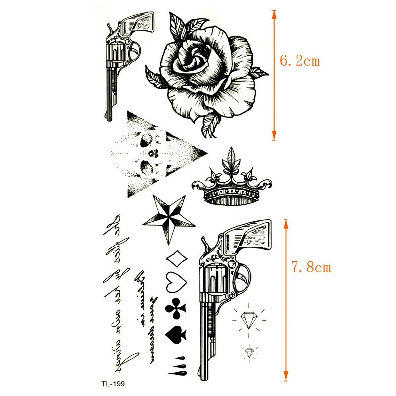 Herz zu Herz Wasserdicht Temporäre Tattoos Männer Fake Tattoo Tatuaje Temporale Henna Tattoo Aufkleber Schwarze Katze Kinder Tatoo kuss – Detail 26