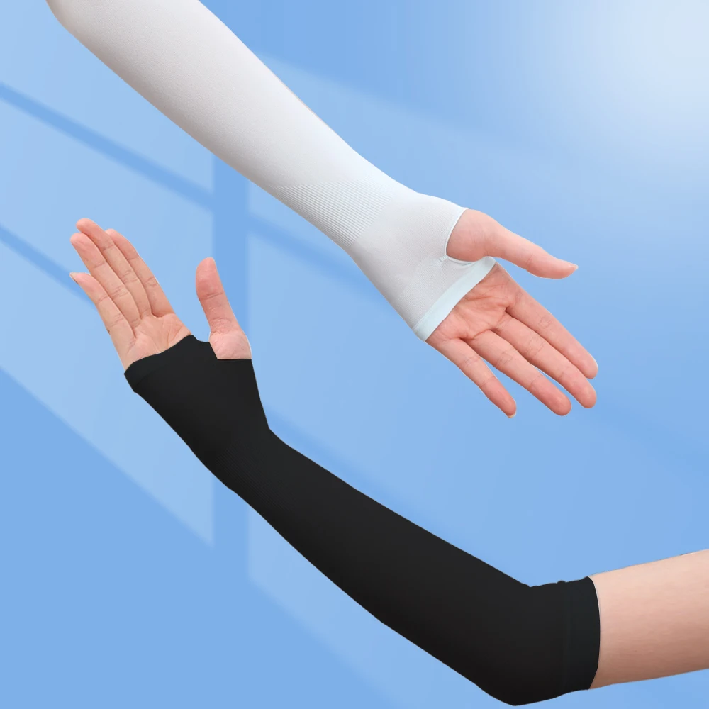 Children's UV Protection Cooling Arm Sleeves - Summer Elastic Ice Sleeves for Sports & Outdoor Activities