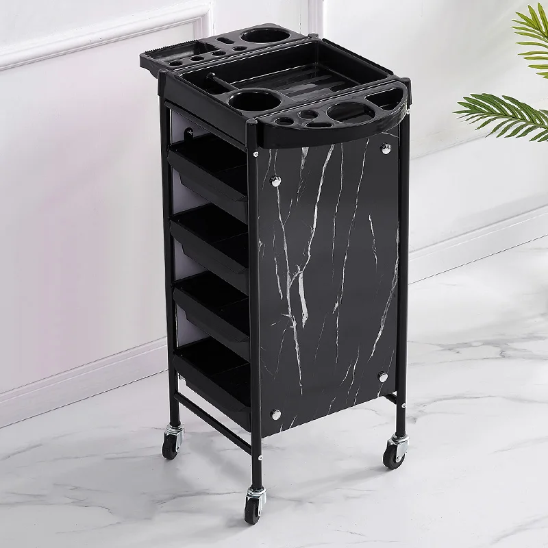 Ruote Makeup Salon Trolley Parrucchiere Cosmetic Luxury Modern Salon Trolley Work Carrinho Auxiliar Salon Furniture Rr50St