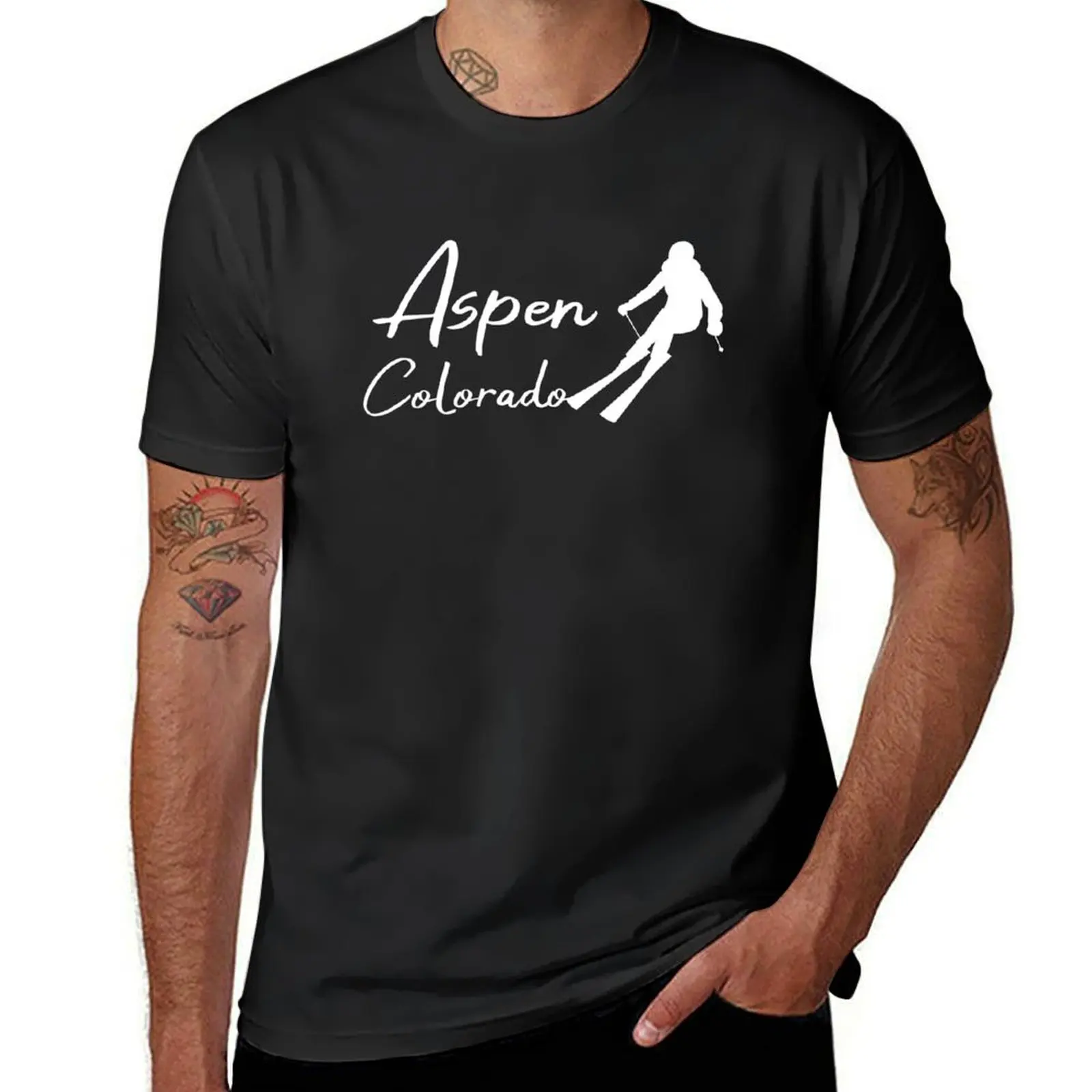 

Aspen Colorado T-Shirt quick-drying anime clothes anime workout shirts for men