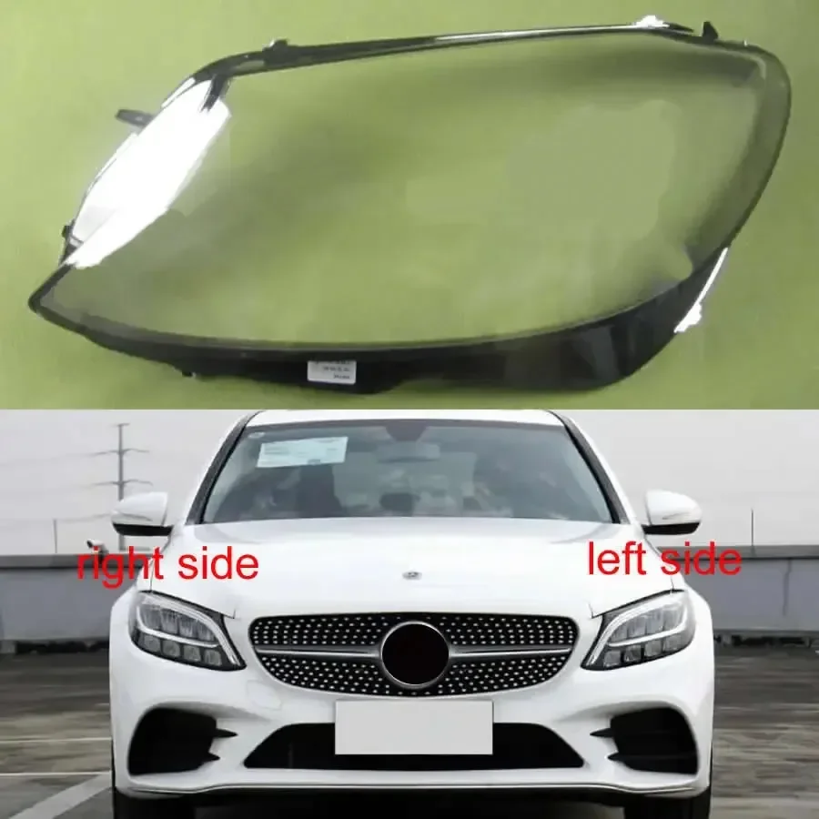 Headlight Lamp shade Transparent Headlamp Shell Car Accessories For Mercedes Benz W205 C180 C200 C260L C280 C300