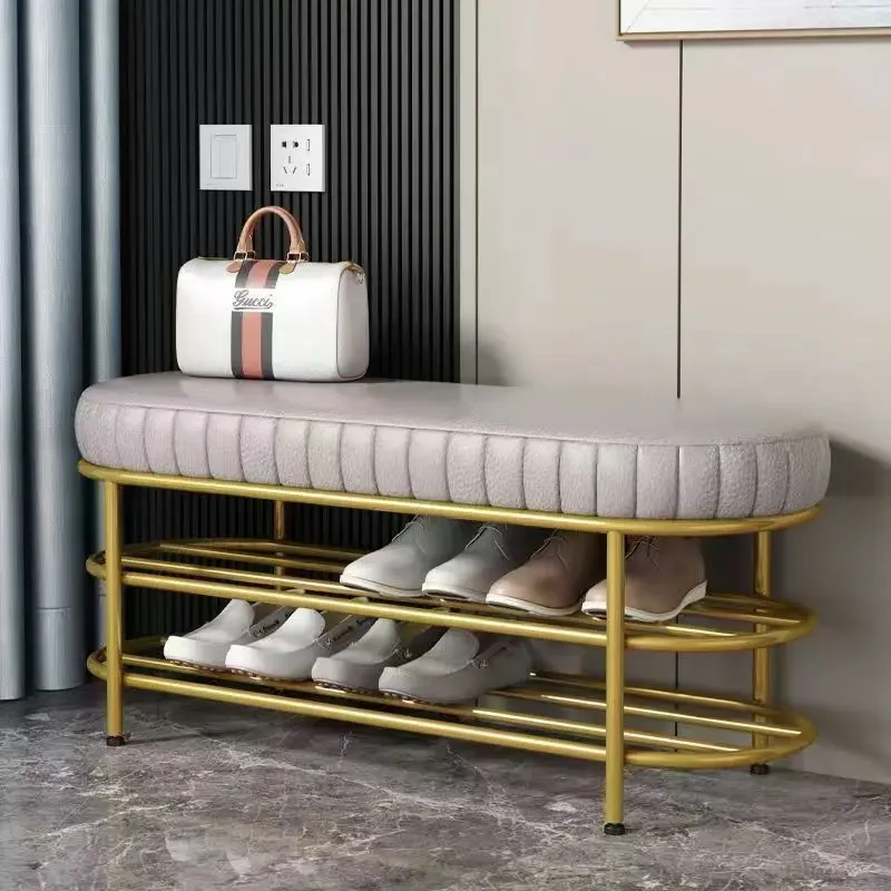 

Shoes Stool At The Door of The House Entrance Stool Designer Cloakroom Sofa Stool Against The Wall Long Bench Bed End
