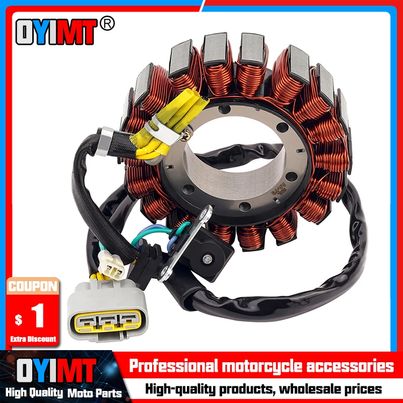 

Motorcycle Generator Stator Coil Comp For Honda CB500F CB500X ABS CBR400R CBR500R 31120-MKP-D01 2019-2021 2020-2021 Accessories