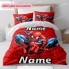 Personalized Duvet Custom Disney Spider-Man Bedding Set King Twin Child 3 Piece Mircofiber or Polyester Duvet Cover Set-QIAO 1