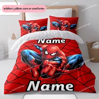 Personalized Duvet Custom Disney Spider-Man Bedding Set King Twin Child 3 Piece Mircofiber or Polyester Duvet Cover Set-QIAO 1