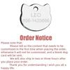 Personalized Cat Name Tag Customized Metal Kitten Shaped Anti-lost Dog Tag For Cat Collar Cute Pet Dog ID Tags Free Engraving 6