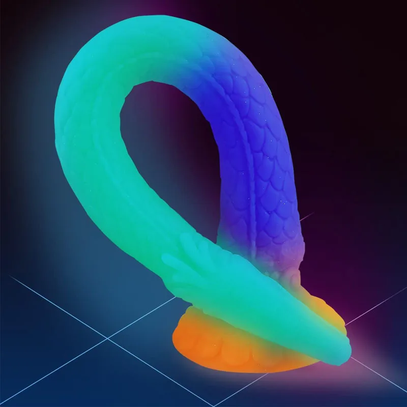 Long Tentacle Dildo And Luminous Silicone Prostate Butt Plug_voghion.com