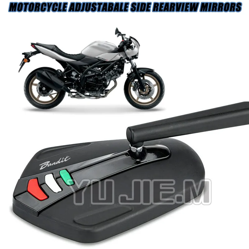 

Newly launched high-end products Motorcycle Rearview Sport Adjustable Swivel Rearview Mirror For GSF650 BANDIT GSF1250 BANDIT