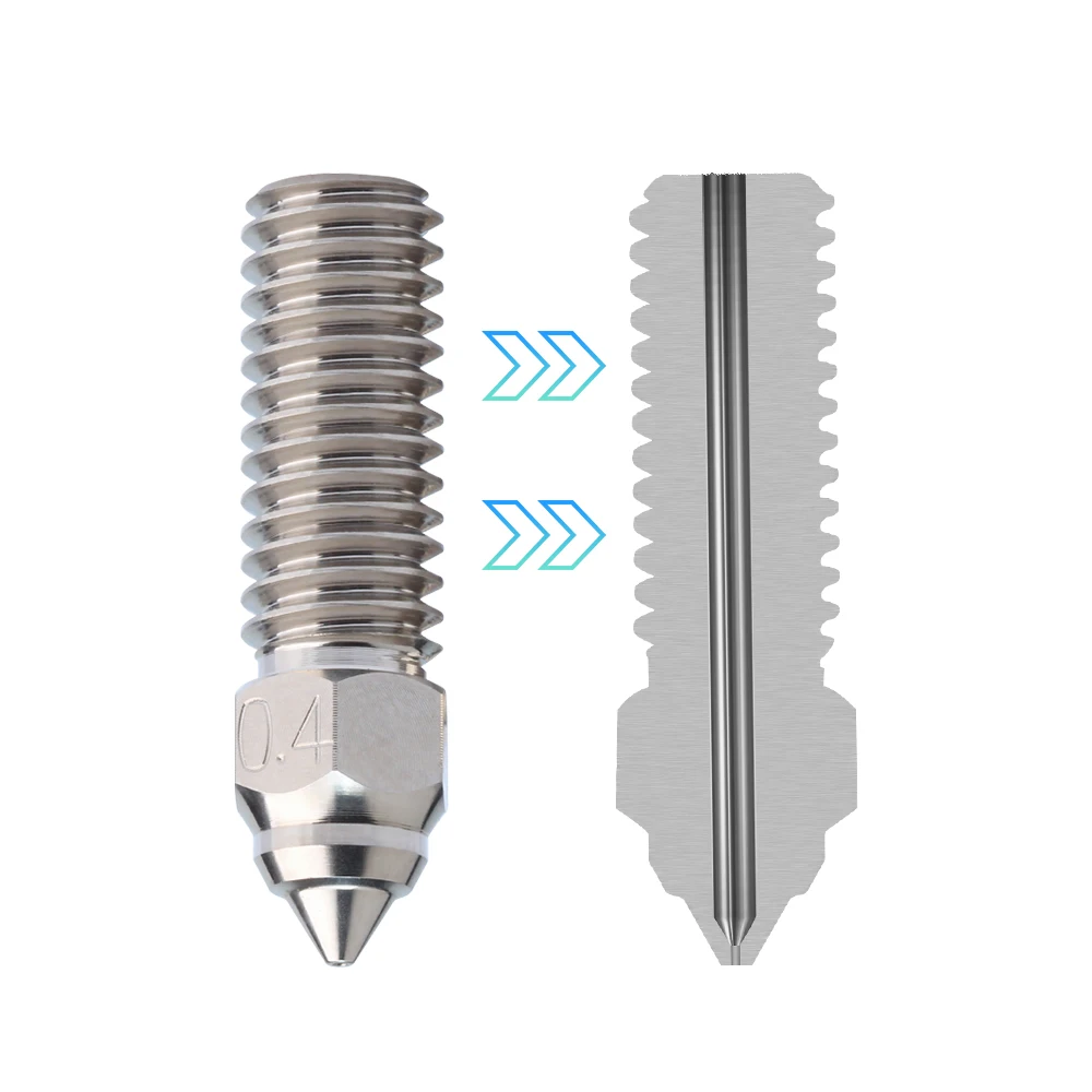 Creality K1 Düsen-Set – Gehärteter Stahl & Kupferlegierung, Für Hochgeschwindigkeits-3D-Druck