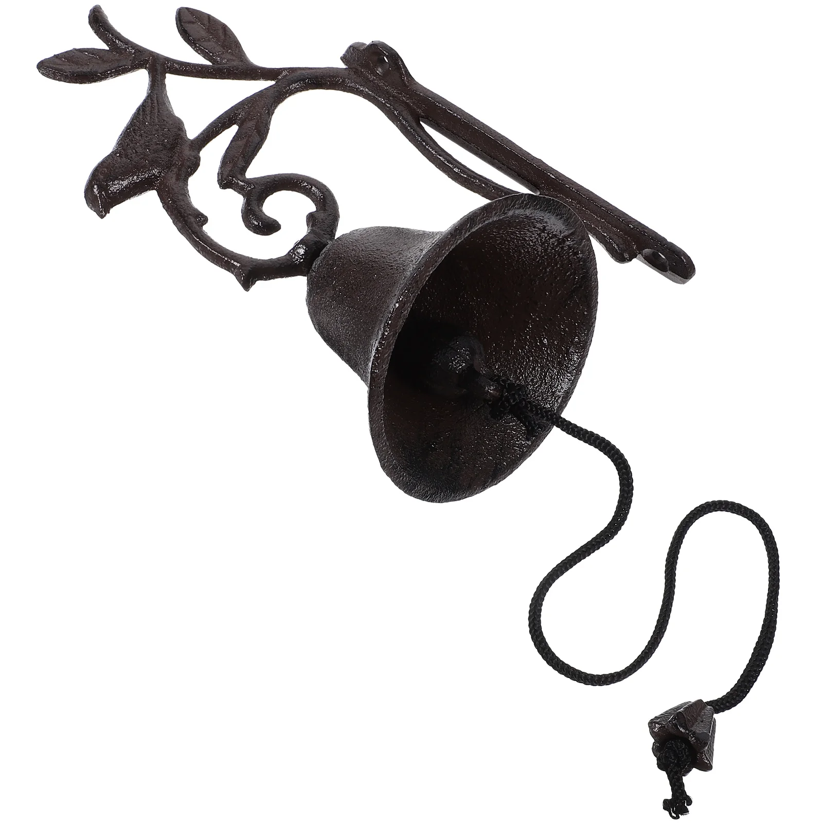 

On The Door Wall Clock Decorative Moon Gazing Hare Wrought Iron Hanging Doorbell