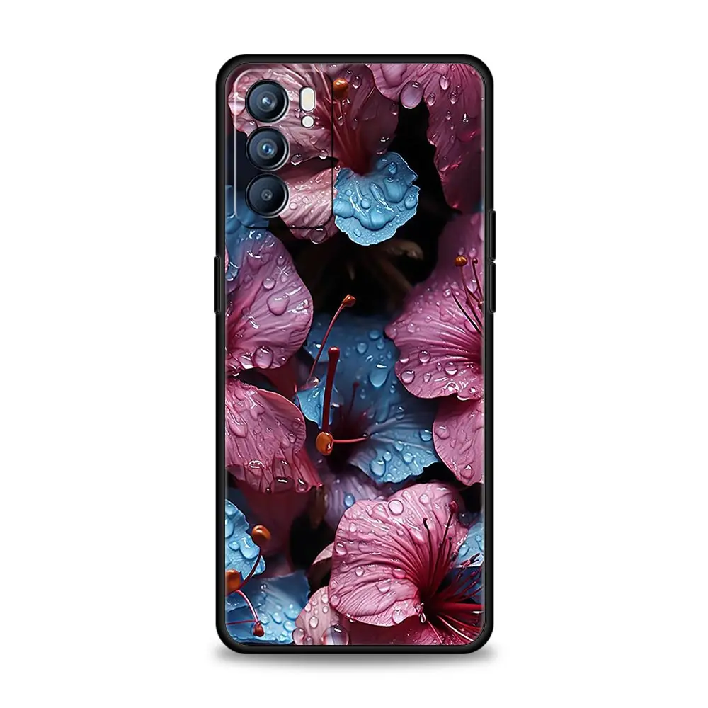 Elegant Floral and Leaf Design Phone Case