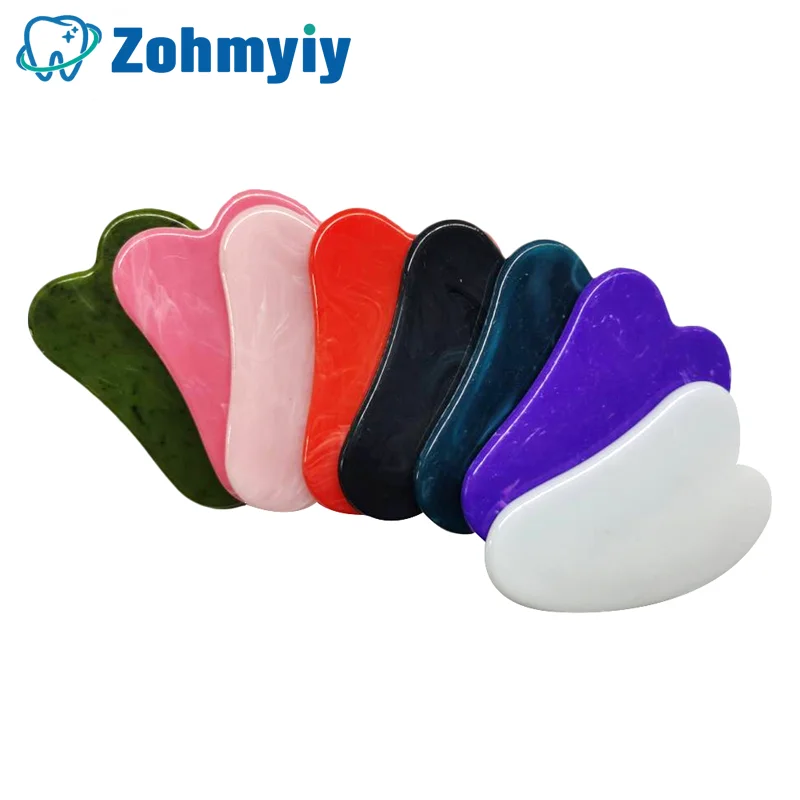 

Скребок Для Массажа Гуаша, натуральный нефрит, розовый кварц, нефрит, камень для лица, шеи, подтяжка кожи, удаление морщин, уход за красотой