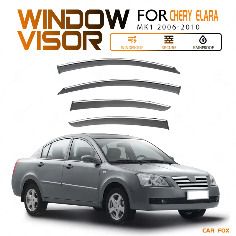 

For Chery Elara 2006-2010 Window Visor Vent Shades Sun Rain Deflector Guard 4PCS/SE For Chery Elara 2006-2010