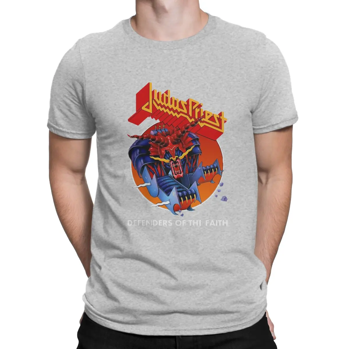 thumbnail image 1 of Camisetas para hombre JD.1 Grendbok Heavy Metal Judas Rock Priest, camiseta vintage de manga corta y cuello redondo de algodón, 1 of 7