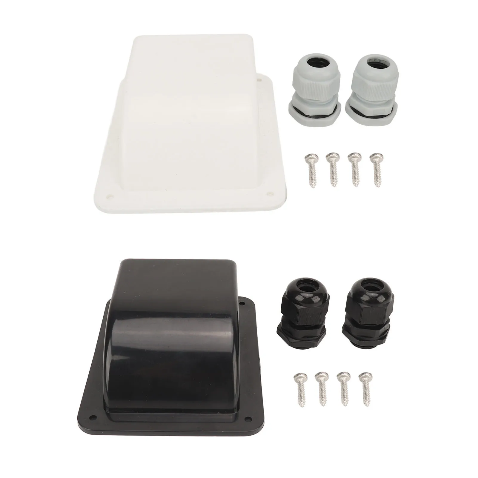 Description Picture 4 of itemSolar Panel Cable Entry Housing Drop Shaped Solar Double Cable Entry Gland Box Waterproof ABS  for Roof for 14AWG-10AWG