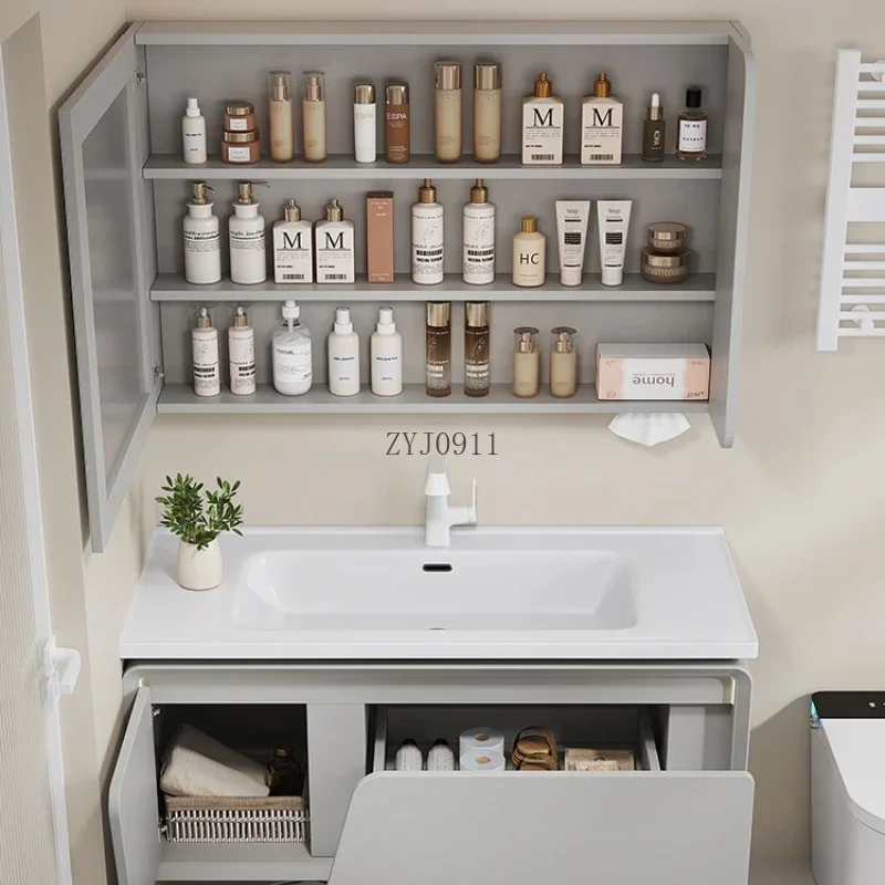 Drawer Cabinet Filing Cabinets Bathroom Furniture Kitchen Medicine Washbasin Wooden Double Storage Luxury Shelf Space Saving Wc
