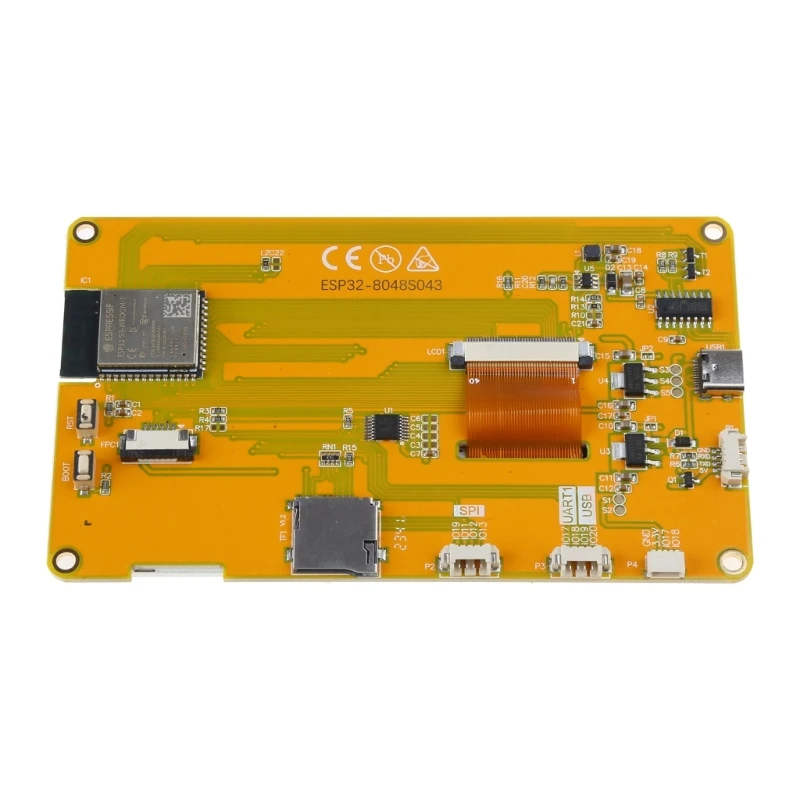 ESP32S3 LVGL HMI8M PSRAM 16M ÷ WIFI  ȣȯ RGB LCD ȭ ESP32  4.3 ġ IPS 800x480 ÷