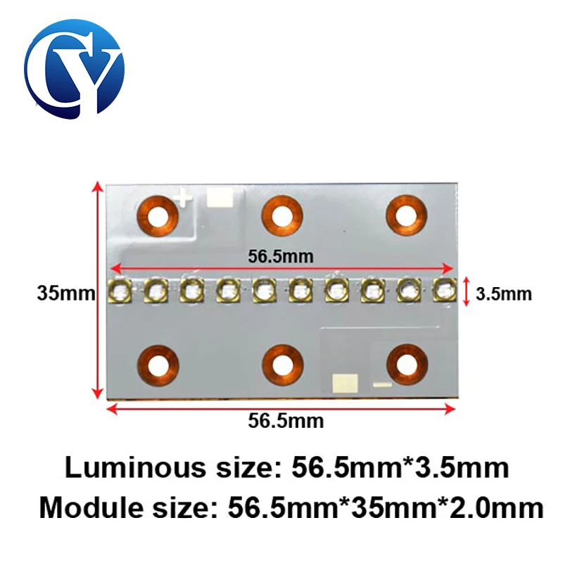 UV LED Module 3535 30W 365nm 385nm 395nm 405nm Uv Curing Lamp For Resin ...