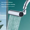 Real Waterfall Kitchen Faucet Extension Adapter 720° Swivel 4 Mode Multifunctional Waterfall Pressurized Bubbler Sprayer Tap Fit 1