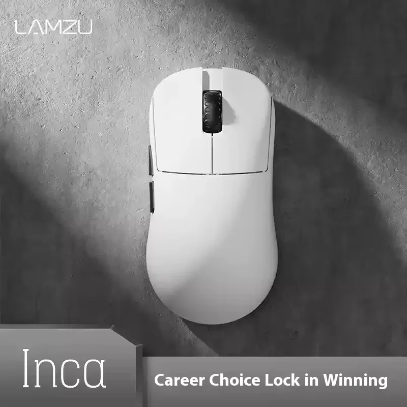 LAMZU Inca ワイヤレスマウス 軽量 PIXART 3950 サポート 8K