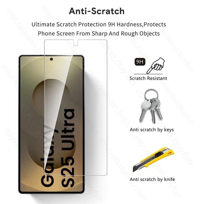 5-1 قطعة 9H الزجاج المقسى لسامسونج غالاكسي S24 FE...