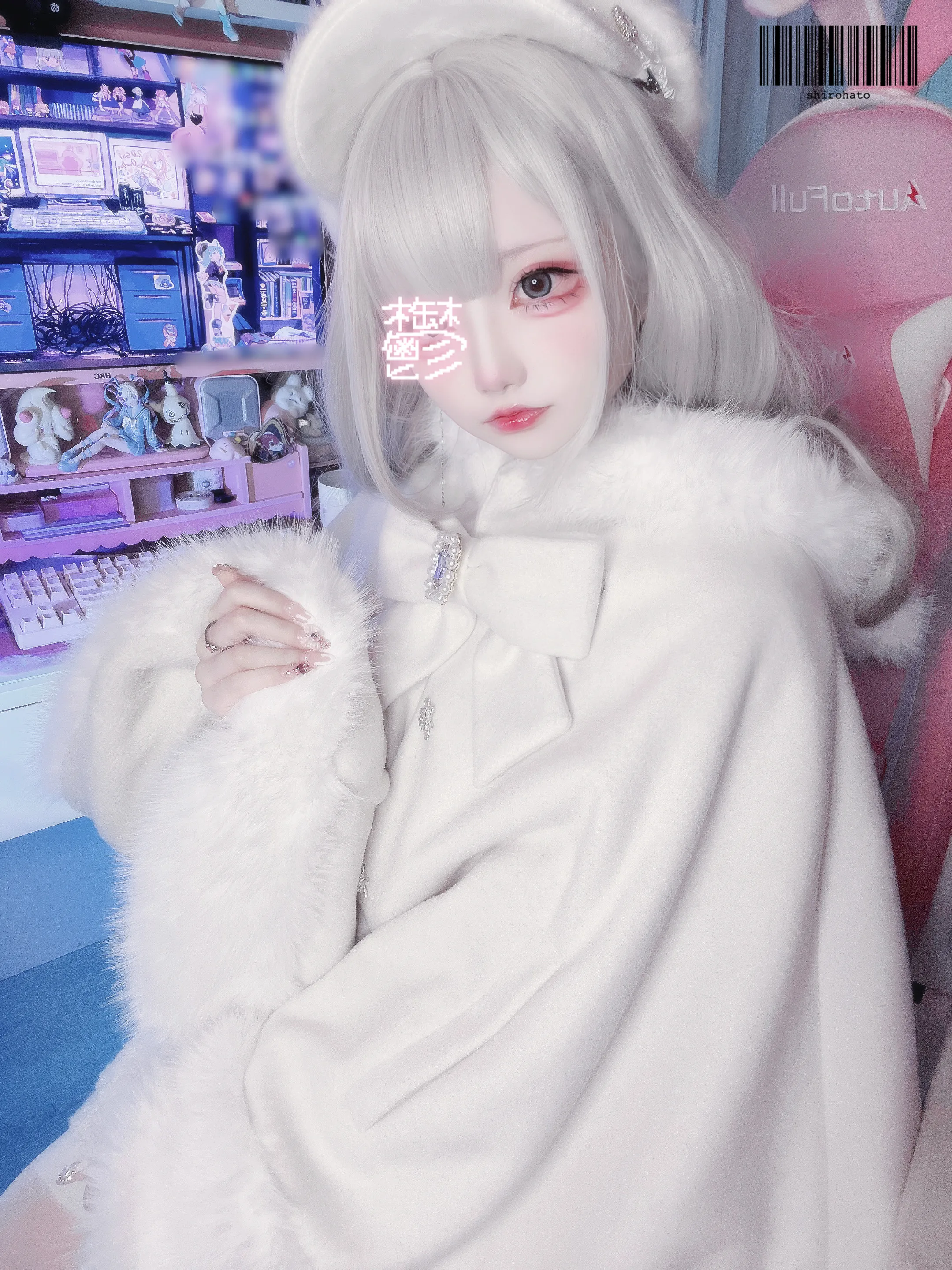 Women's Lolita Cat-Ear Wool Cape
