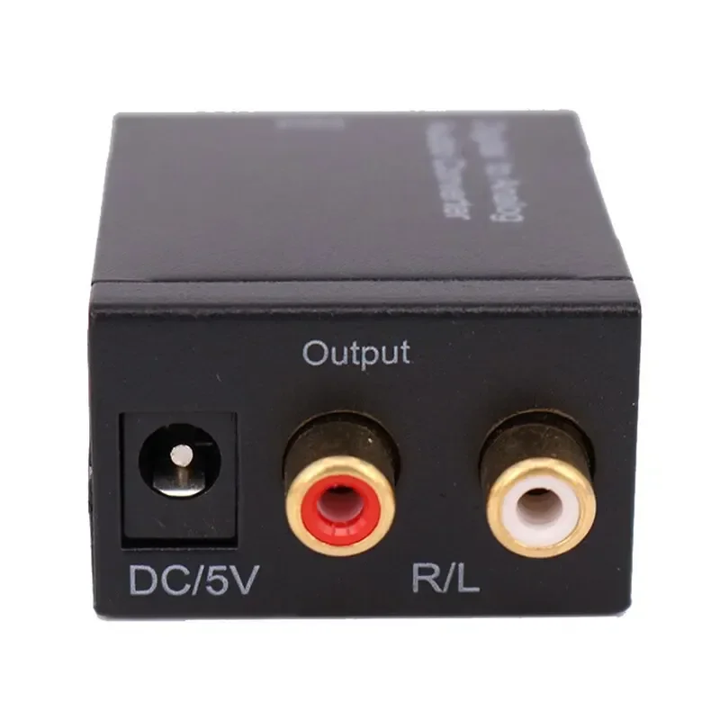 Audio Converter Hi-Fi Digital Fiber Coaxial to Analog Decoding D/A Superior Sound Quality