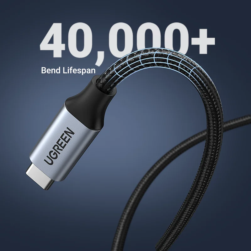 Cavo Prolunga USB C 3.2 Gen 2 – Maschio-Femmina 1 Metro – Ricarica 240W PD3.1 E Dati 20Gbps – Video 4K 60Hz – Intrecciato - 2