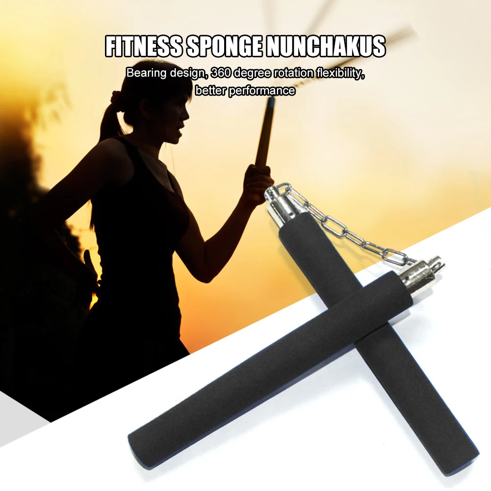 Fitness Nunchaku Martial Arts Sponge Kung Fu Practice Stick Chinese Equipment for Working-out Comfortable Decoration