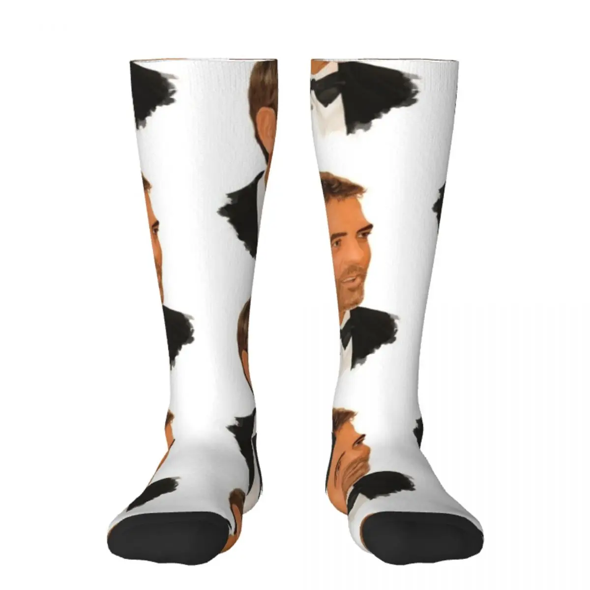 

Цифровые Носки с рисунком Джордж Клони, зимние мужские и женские модели