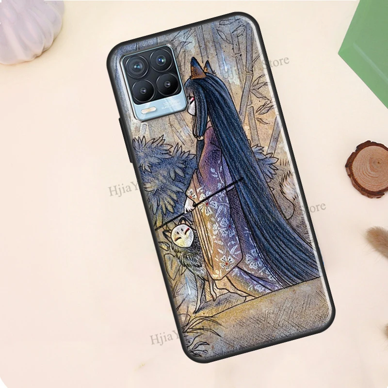 Kitsune Fox Art Phone Case - Elegant and Stylish Design