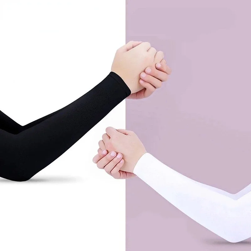 Sun Protection Arm Sleeves Unisex Arm Guard Warmer Sports Sleeve Sunscreen UV Protection Gloves Support Running Fishing Cycling Skiing