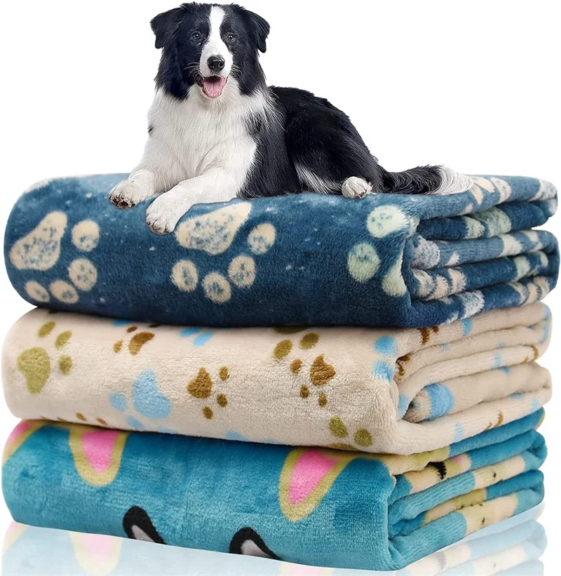 

Double sided warm pet blanket thickened flannel pet dog cat blanket three sizes available пледы пушистые мягкие שמיכה לכלב