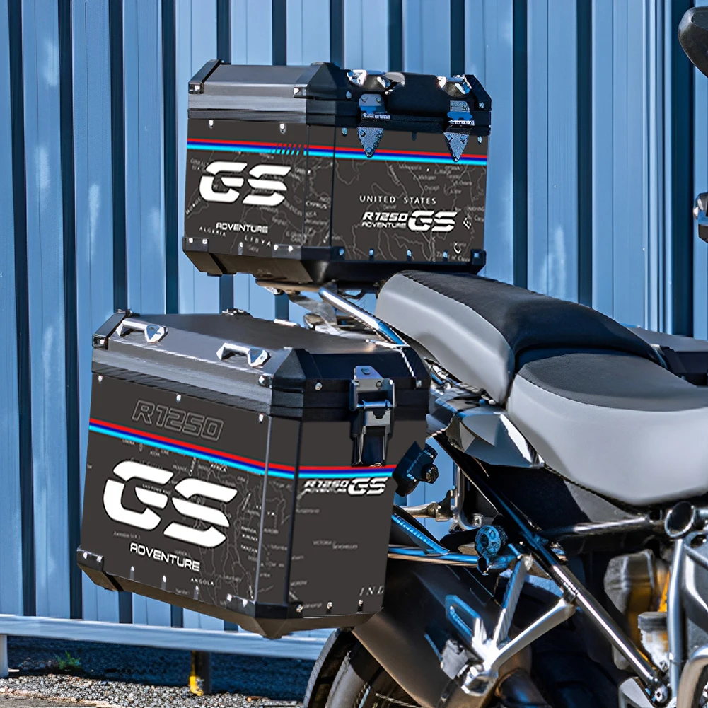  R1250GS Adventure アルミケース3点セット（ブラック） Viking Apex 38L Black Extra Large BMW GS 1250 ADV Touring Top Case