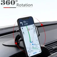 360 Rotatable Car Phone Holder Universal Cell Phone Stands Car Rack Dashboard Support for Auto Grip Mobile Phone Fixed Bracket 3