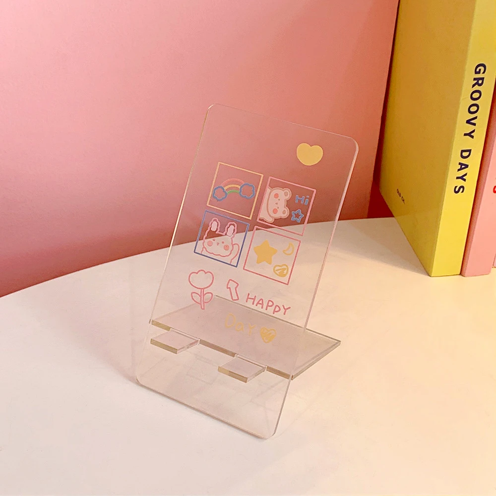 카와이 휴대용 휴대폰 거치대, 귀여운 전화 스탠드, 거치대 태블릿 PC 거치대, 사무실 문구, 신상