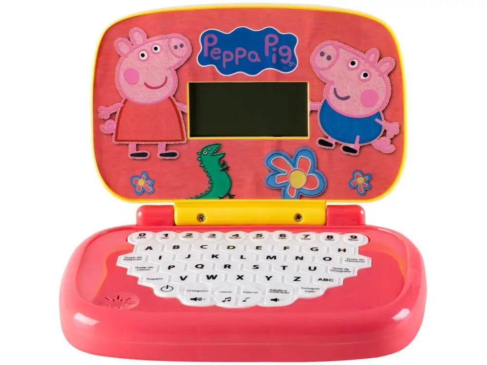 Laptop Peppa Pig Bilingue Emite Som Candide