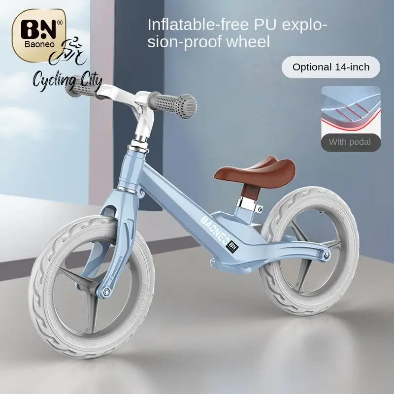 Bicicletta City Per Bambini Balance Car Con Pedale Scooter In Lega Di Magnesio Free Gonfiabile Pu A Prova Di Esplosione Wheel Walker