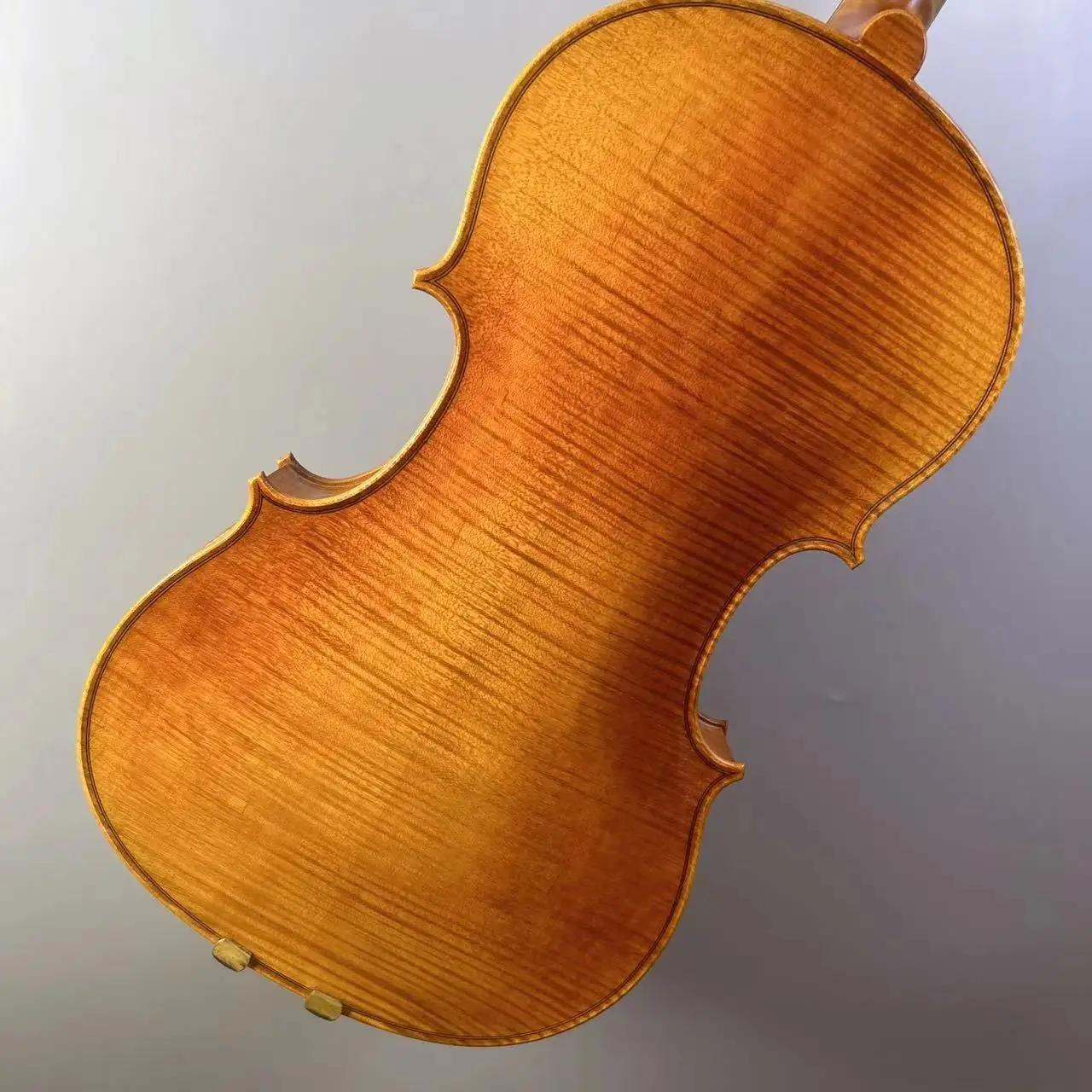 In Stock Natural Flame Maple Handmade Viola Professional Viola 16.5''