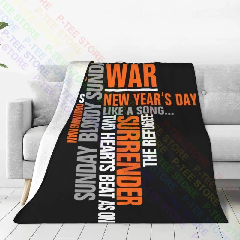 U2 War Album Bono Edge Coperta Soft Fashion Copridivano Skin Friendly Lavabile In Lavatrice