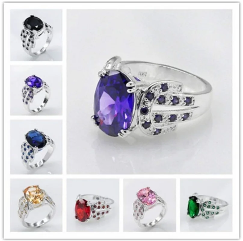 1pc Fashionable Simple Style Women's 4pcs/set Zirconia Inlaid Ring Set For Engagement